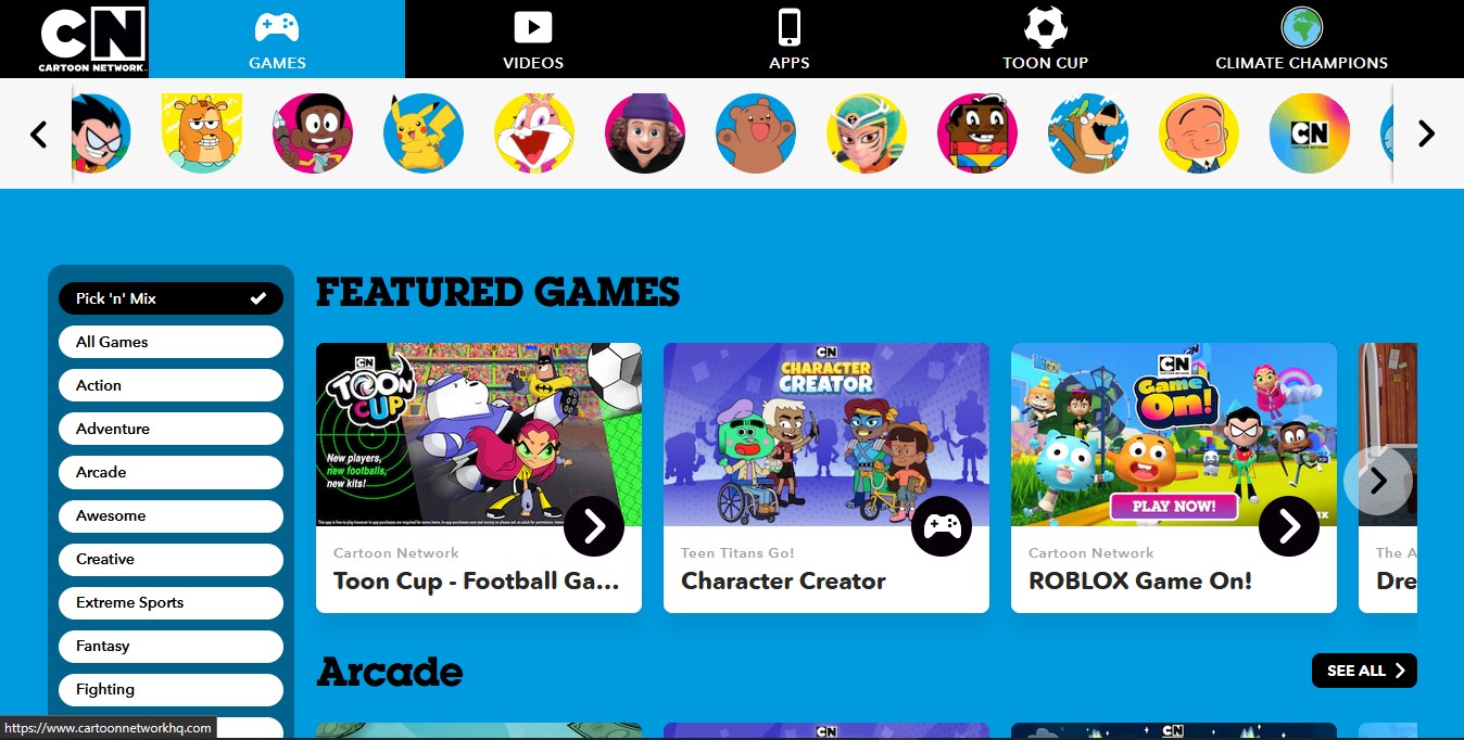 cartoon network games img